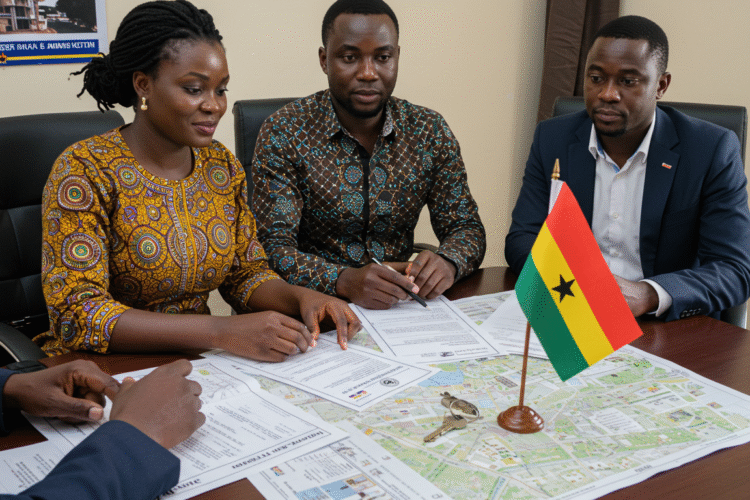 7 key agencies to check with before buying land or a house in Ghana, and why each one matters:
